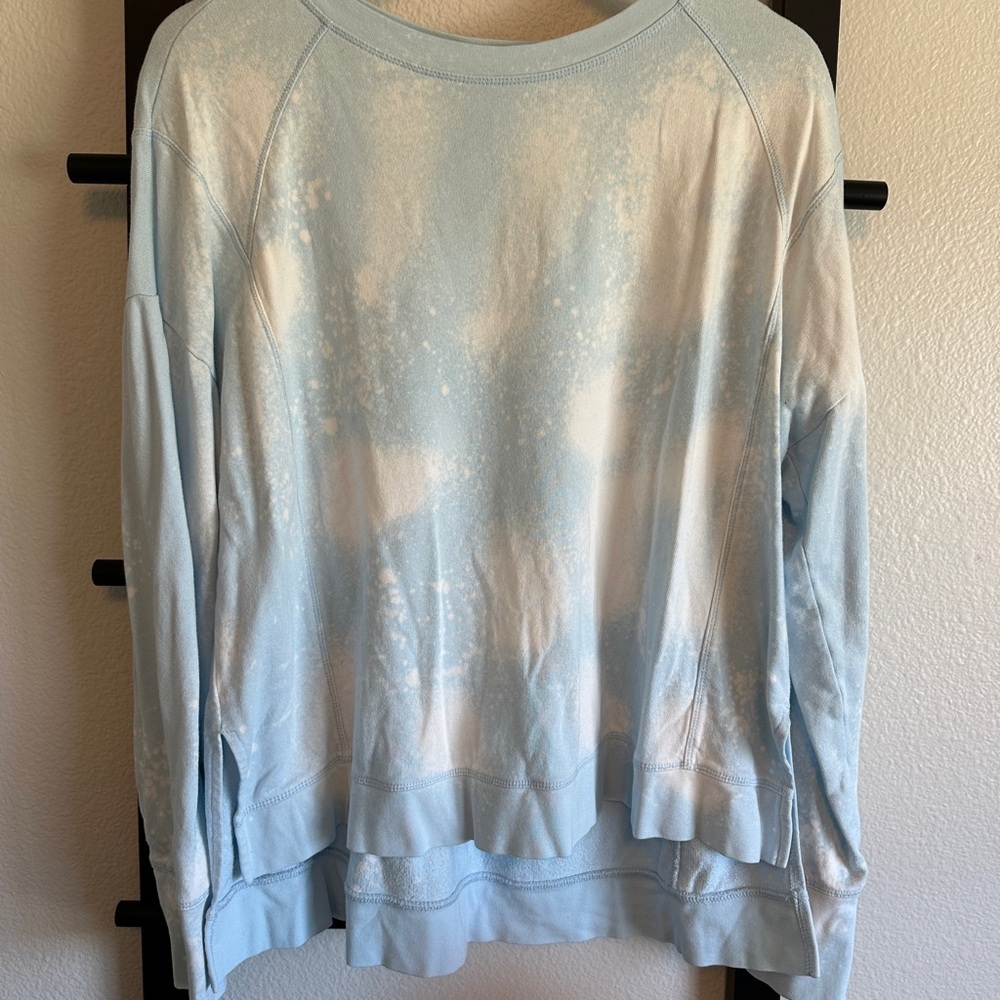 Light Blue Tie-Dye Sweatshirt